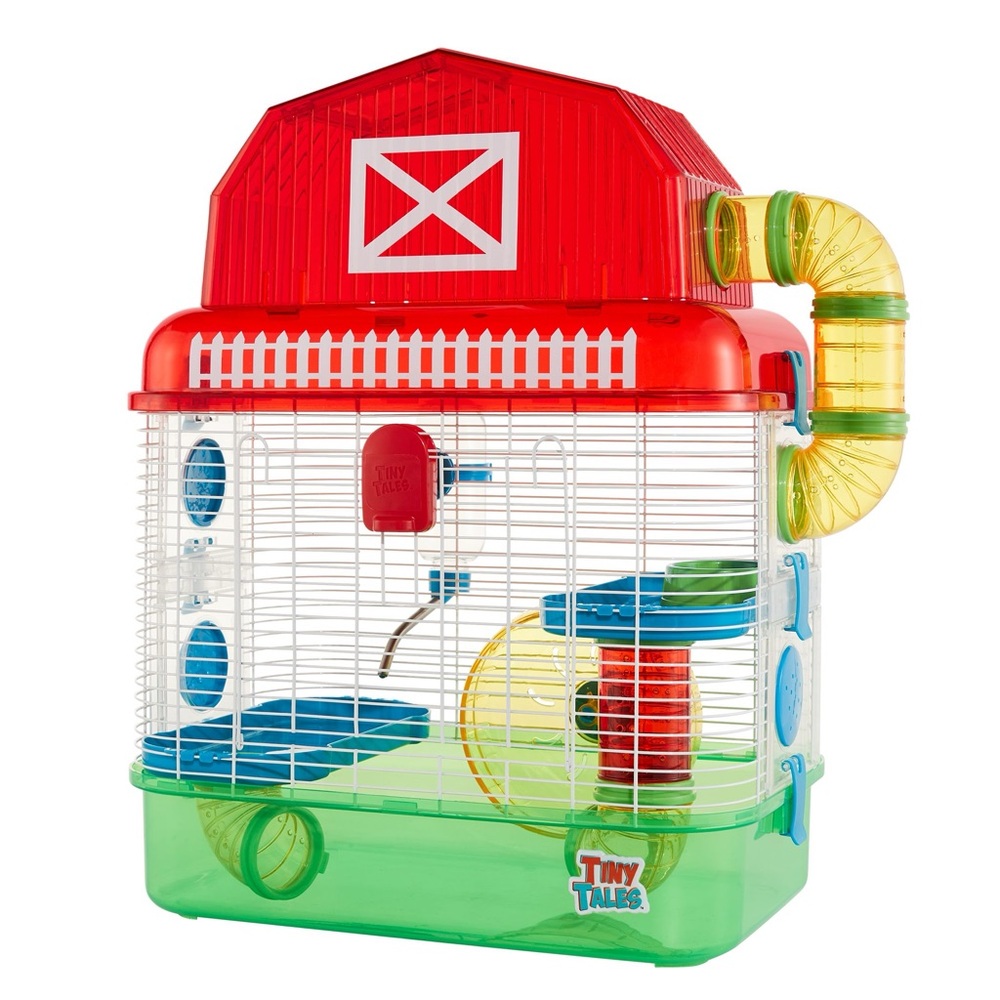 All Living Things Tiny Tales Country Barn Connectable Hamster Home - Picture 2 of 2